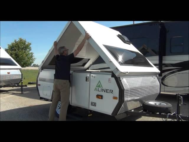 Setting up an Aliner Pop Up Camper  Mount Comfort RV