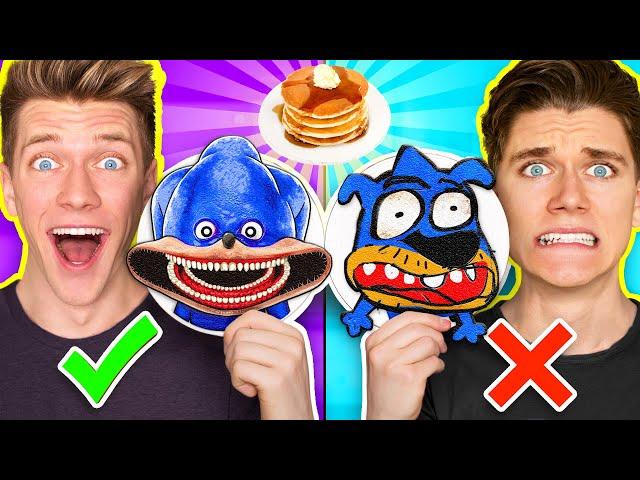 Best of PANCAKE ART CHALLENGES!! *Must See* How To Make Disney Moana 2 & Minecraft vs Roblox Sonic