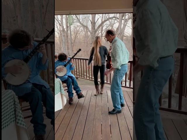 This is my friend Daniel Rothwell on banjo 🪕 and his grandfather Thomas Maupin  #oldtime #banjo