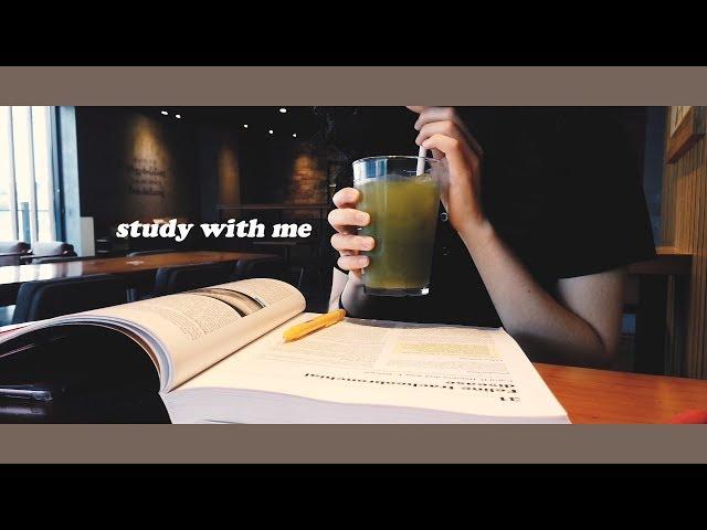 *with music* 1hr Real time study session, : 카페음악과 함께 공부해요! | 공부할 때 듣는 음악, 공부자극영상