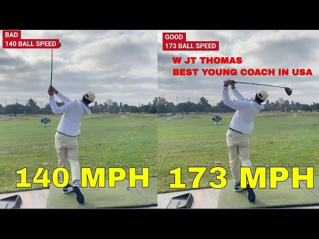 30mph MORE! The SLING SHOT  Golf Swing with JT Thomas #GOLF Coach