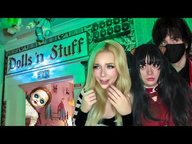 a night in HAUNTED DOLL HOTEL with My Friends...