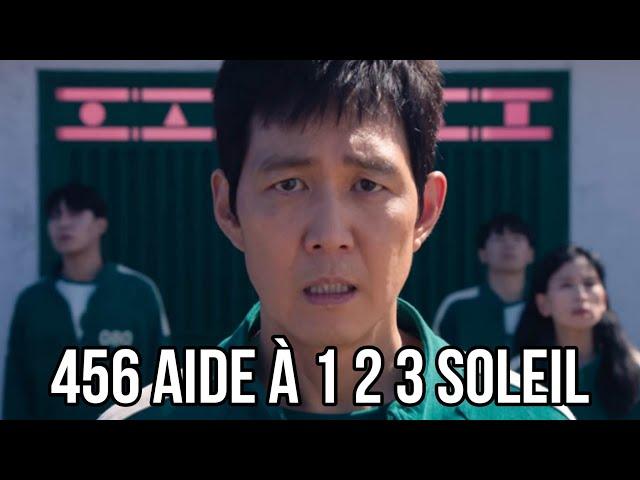 456 aide les autres joueurs à 1 2 3 soleil | Squid Game S02E03 VF