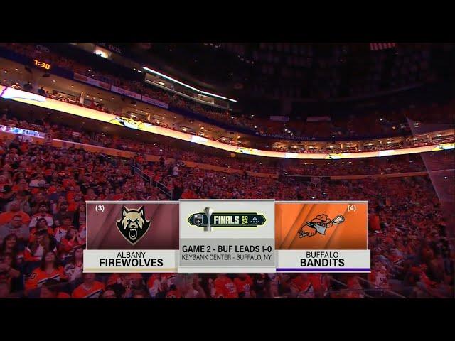 Buffalo Bandits vs Albany FireWolves 5/18/24 NLL Finals Game 2