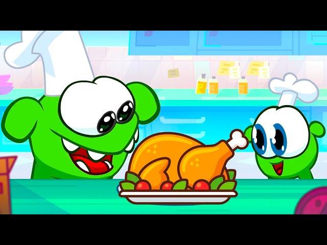 Om Nom Stories  Thanksgiving l Cartoon For Kids Super ToonsTV