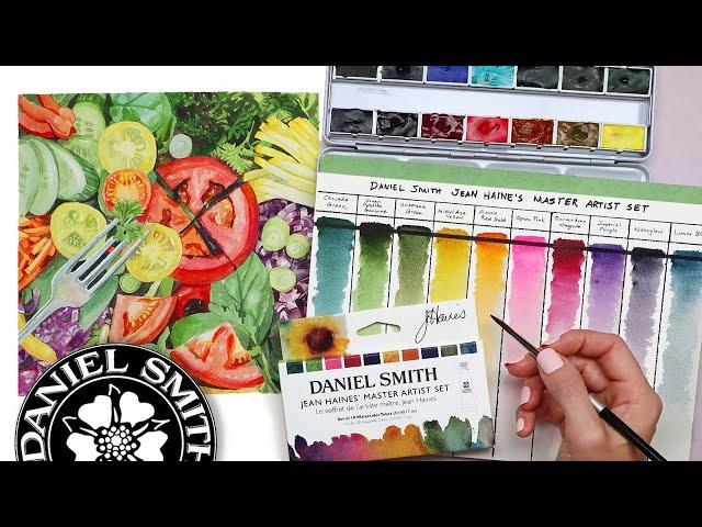 Trying out the Daniel Smith Jean Haines Master Artist Watercolor Set