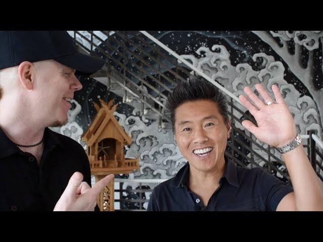 Vern Yip talks about his Hokusai mural in his beach house! - Artisan Rooms