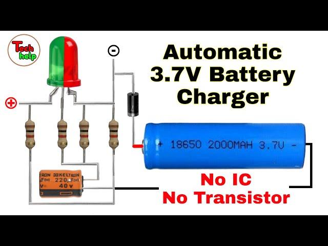 3 Popular 3.7V Automatic Battery Charger With Transistor , Mosfet