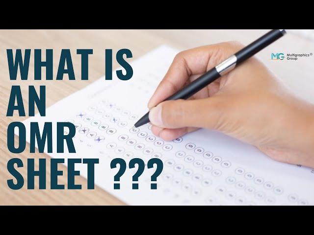 What is Optical Mark Recognition (OMR)