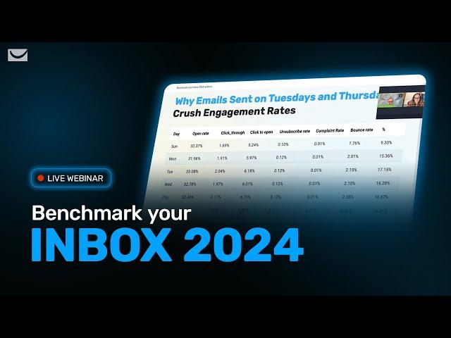 Key Insights With U.S. Email Marketing Benchmarks Report 2024 | GetResponse Webinar