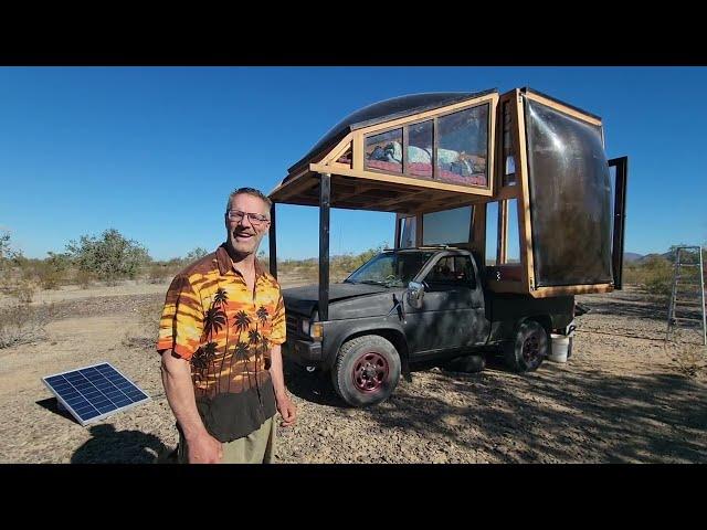 Truck Tour Nomad Living in a DIY Truck Camper