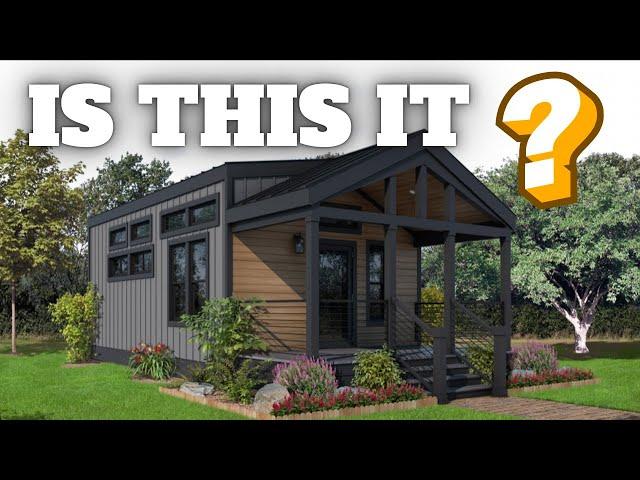 Is this the tiny house/park model YOU'VE BEEN LOOKING FOR?! Prefab House Tour