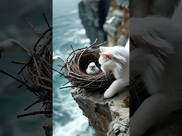 How One White Cat Saved a Life Under the Moon #cat