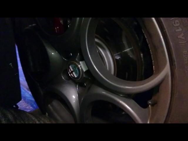 Prodrive 19 inch space on hub on Alfa Romeo Giulietta QV