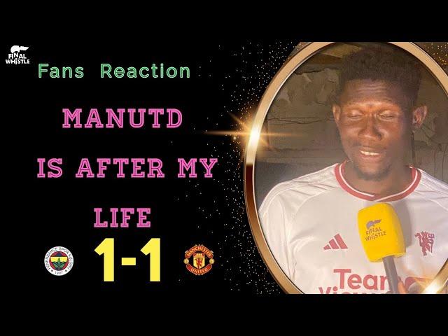 MANUTD is After my Life : Fans Reaction ( Fenerbahçe 1 - 1 Manutd ) Uefa Europa league