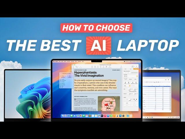 How to choose the "Best AI Laptop" (Mac, Windows & Linux)