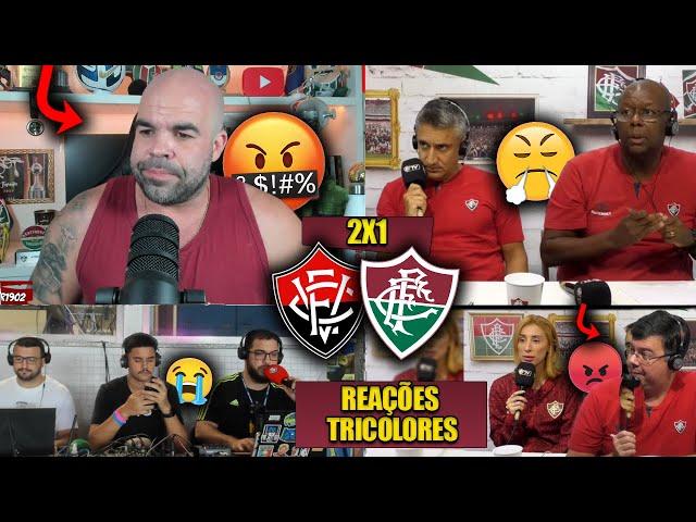 REAÇÕES dos TRICOLORES FURIOSOS com a DERROTA - VITÓRIA 2X1 FLUMINENSE [REACT BRASILEIRÃO 2024]