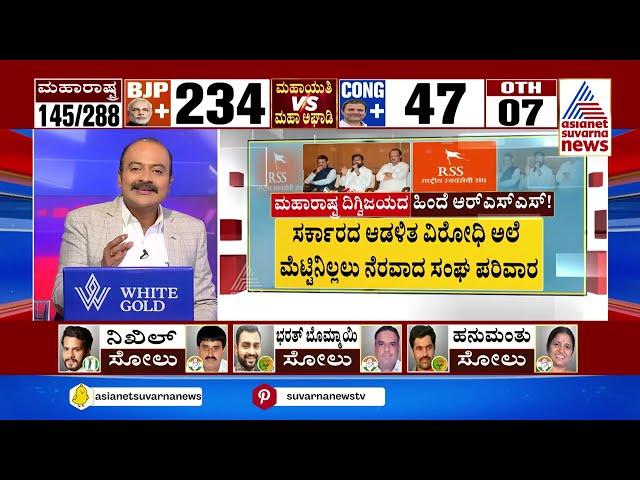 ಮಹಾಯುತಿ ಗೆಲುವು ಸಾಧಿಸಿದ್ದು ಹೇಗೆ? Maharashtra Election Results | Suvarna News Hour