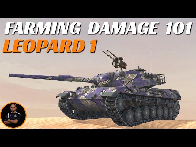 Leopard 1 - Damage Farmer | Should you play agro or snipe? | WoT Blitz