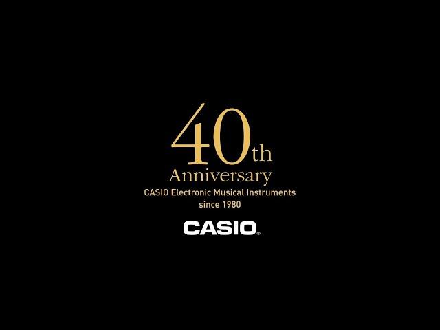 CASIO Electronic Musical Instruments 40th anniversary