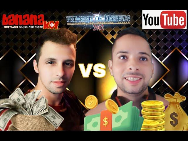 VALENDO DINHEIRO: BANANA vs RUAN BAHIA - MONEY MATCH PATROCINADA *KOF 2002 - RANDOM (ROLETA) FT 20*