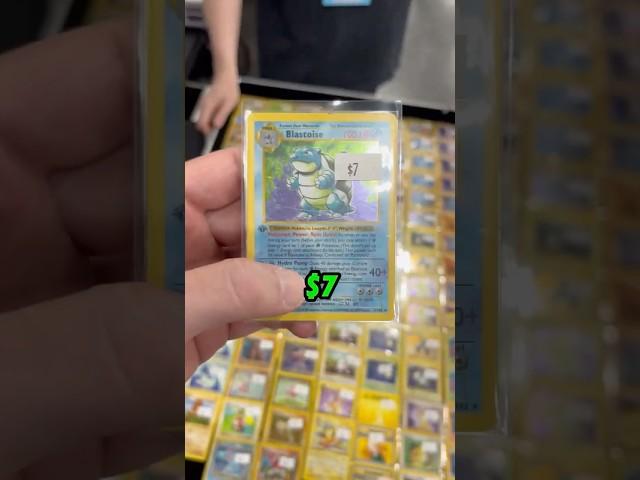 $1,000 1st Edition Blastoise Pokemon Card