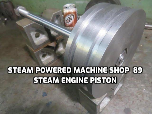 Steam Powered Machine Shop 89:  Piston and Rod for the Liley