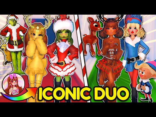 ICONIC Christmas DUOS Outfits With MY SISTER @enchanteddizzy in DRESS TO IMPRESS! | ROBLOX