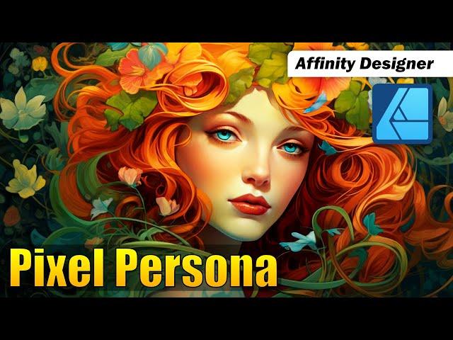 PAINTING in Affinity Designer!? Pixel Persona Tutorial