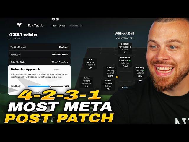 FC 25 POST PATCH MOST META 4-2-3-1 WIDE FORMATION *BEST CUSTOM TACTICS for INSANE DEFENSE & ATTACK*
