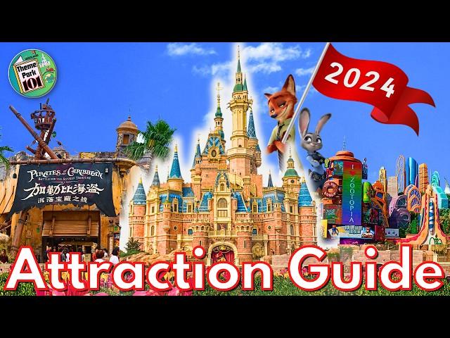 Shanghai Disneyland ATTRACTION GUIDE - 2024 - All Rides & Shows