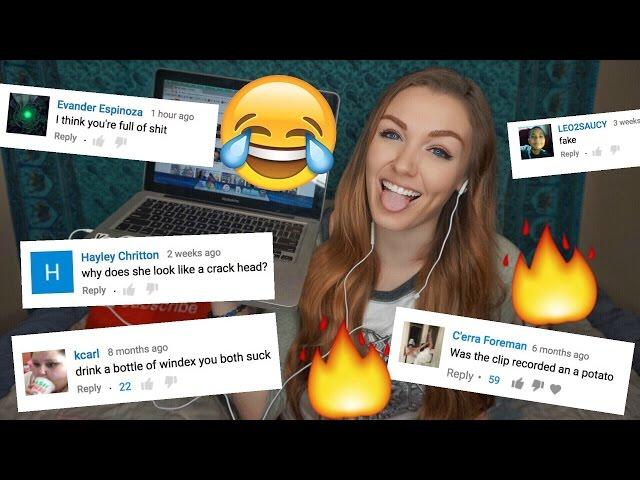 READING HATE COMMENTS!!! | ALLY HARDESTY