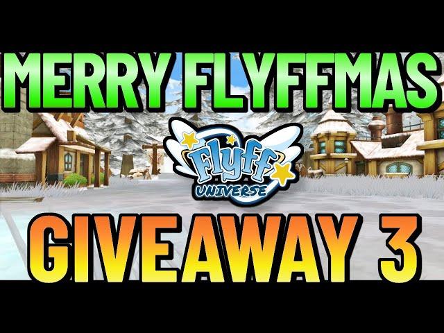 Merry Flyffmas 2024 Giveaway Teil 3 in Flyff Universe!