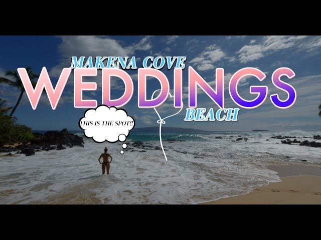 Maui Best Beaches - Makena Cove Weddings Beach