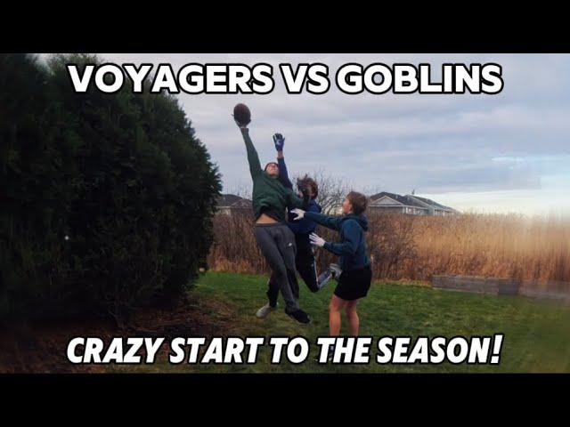 Voyagers VS Goblins crazy game to start the season!! (Week 1)