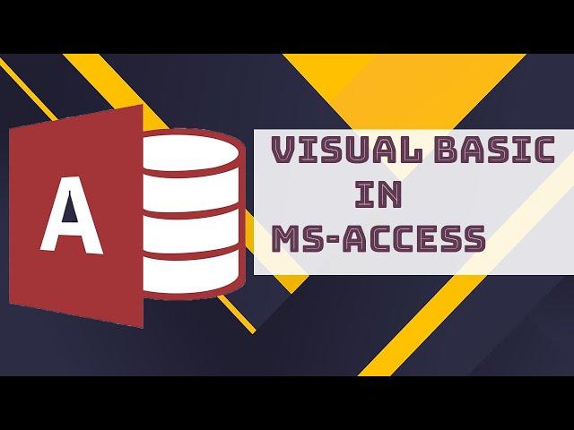 How to Use Visual Basic Code in Microsoft Access 2019 and Data Entry in a Ms Access Form| Part-4