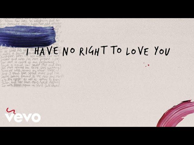 Rhys Lewis - No Right To Love You (Lyric Video)