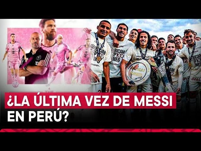 ¡Confirmado! Lionel Messi vendrá al Perú con el Inter Miami para enfrentar a Universitario