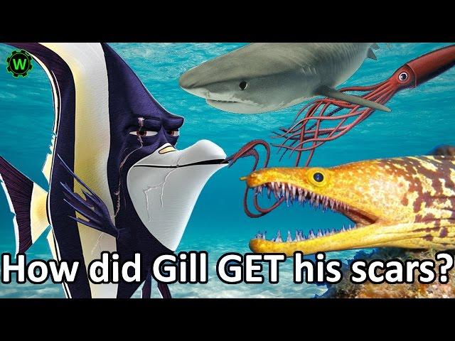 How did Gill get his scar? | Pixar Theory: Discovering Disney