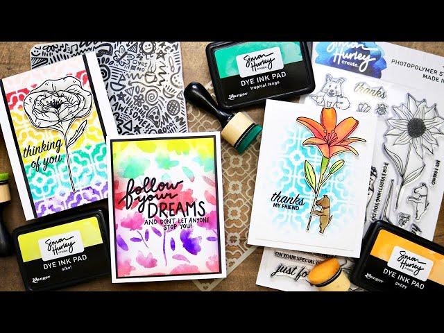 Simon Hurley create... NEW Inks, Stamps, Stencils, & Washi Tape Reveal!