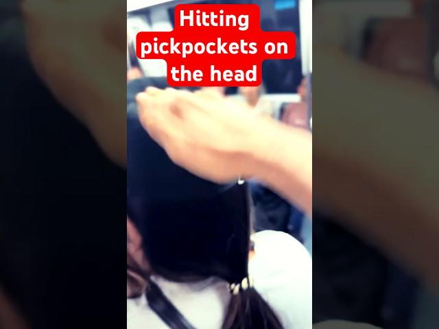 Hitting pickpockets on the head #Pickpockets #pickpocket #Rome #Italy #Thieves #Termini #Thief