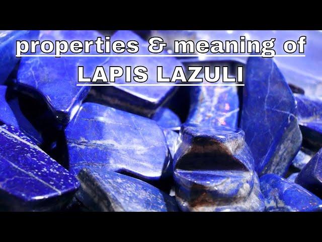 Lapis Lazuli Meaning Benefits and Spiritual Properties