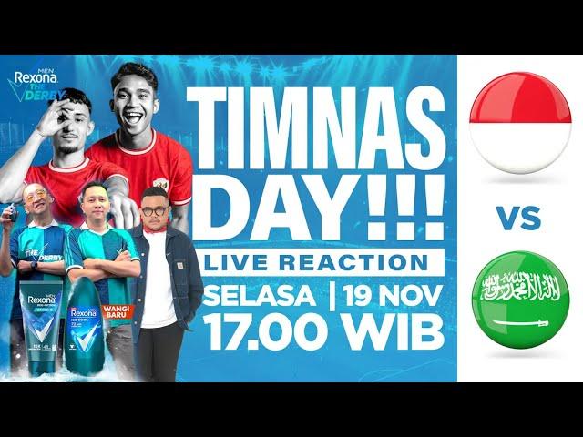 THE DERBY S2 EPS 34 [LIVE REACTION TIMNAS] : INDONESIA VS ARAB SAUDI