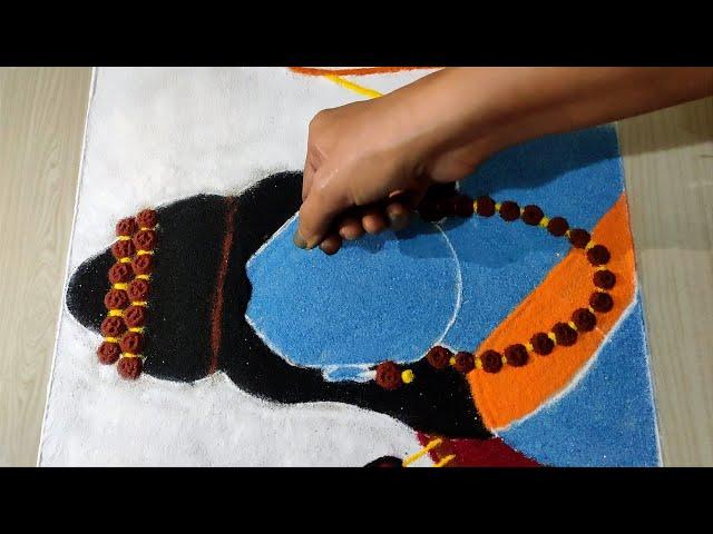 Shree Ram Ji Rangoli Design  | Shree Ram Mandir Rangoli Design | Ram Navami Rangoli Design