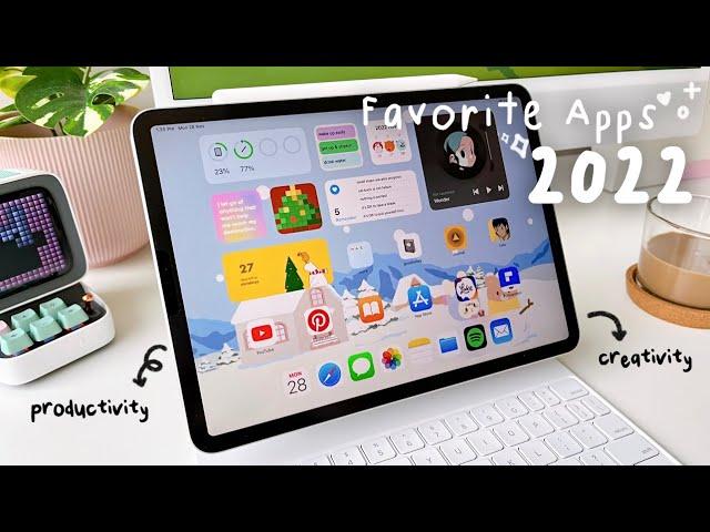 TOP 5 iPad APPS I USE (2022) | Best iPad apps for productivity & creativity | GIVEAWAY 