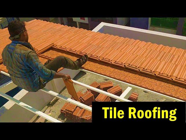 How is Tile Roofing done/ Clay roof tiles - A2Z Construction details