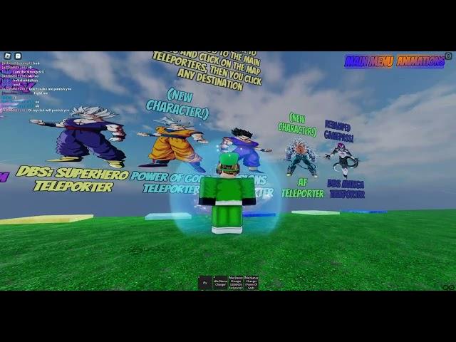 Roblox dragon ball aftermath rp all gamepasses update 5 characters!!!