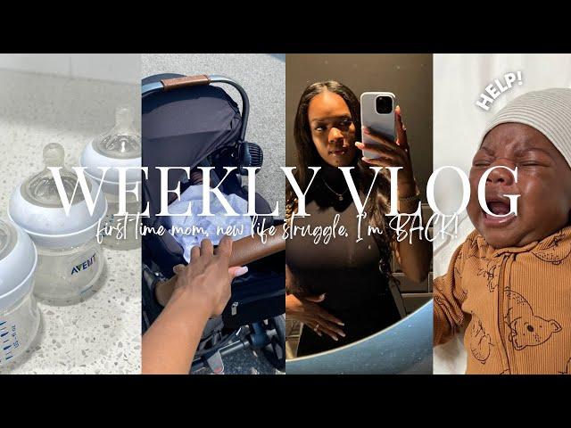 VLOG: IM BACK! LIFE WITH A NEWBORN STRUGGLES, NEW ROUTINE, GETTING BACK TO ME | FIRST TIME MOM