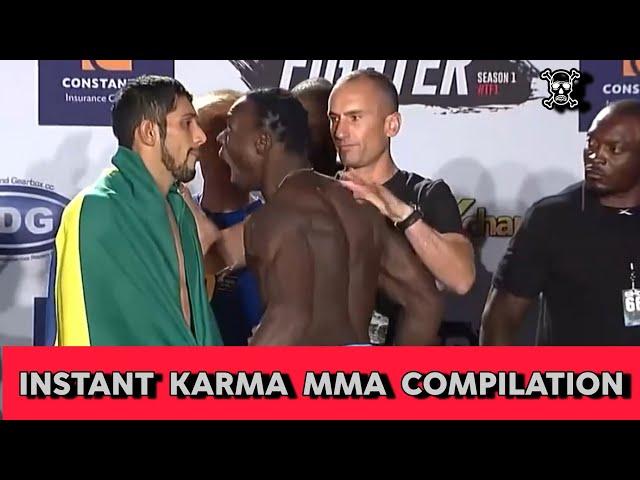 INSTANT KARMA in MMA ️ ▶ COMPILATION - BEST MOMENTS / Satisfyng Video - HD