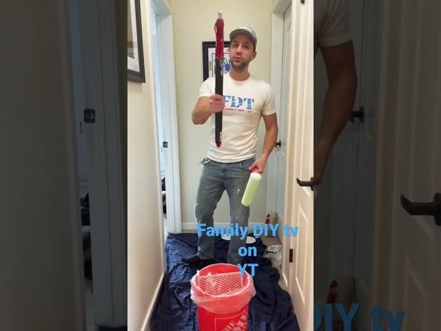 DIY painting tips to make cleanup a breeze #familydiytv #diypainting